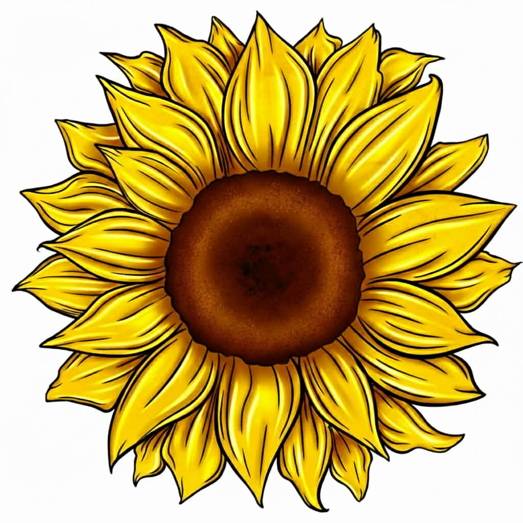 1 Sunflower Door Hanger