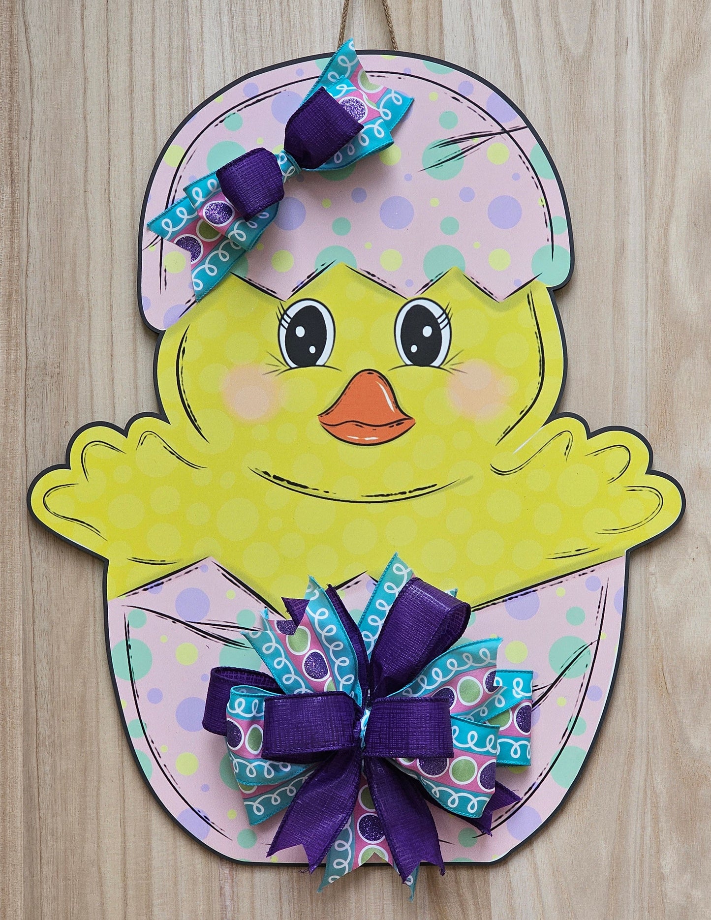 1 Polka Dot  Easter Chick