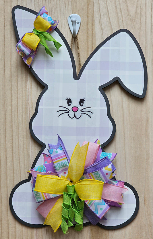 1 Decorated Purple Heart Easter Bunny