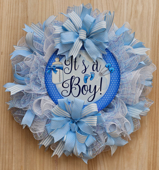 1 It's A Boy Wreath